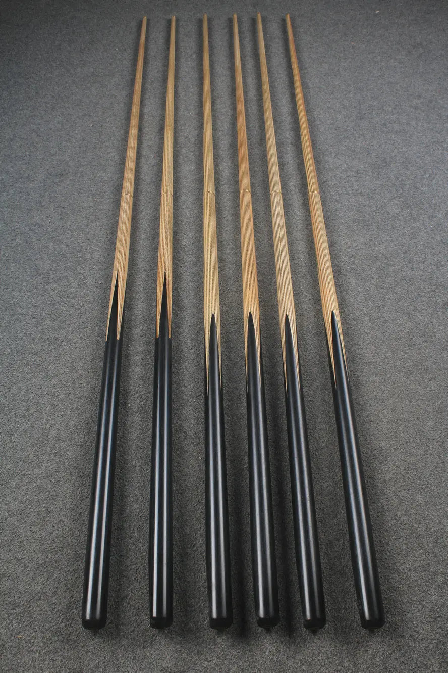 CHEVRONS+ 1/2 ash chinese 8 ball pool cue #1572-#1577 WOODS CUES