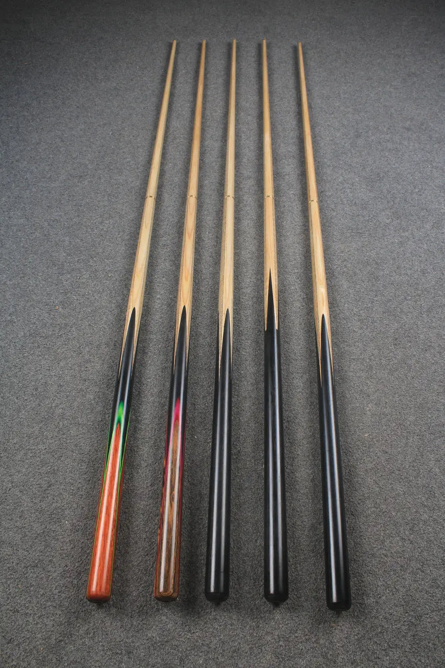 CHEVRONS+ 1/2 ash chinese 8 ball pool cue #1584-#1588 WOODS CUES