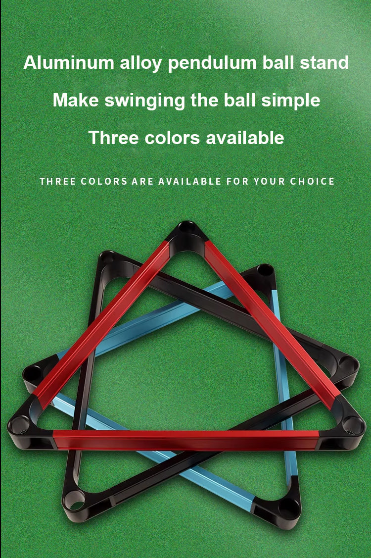 Premium Aluminum Alloy Triangle Rack for Chinese 8-Ball & Snooker WOODS CUES