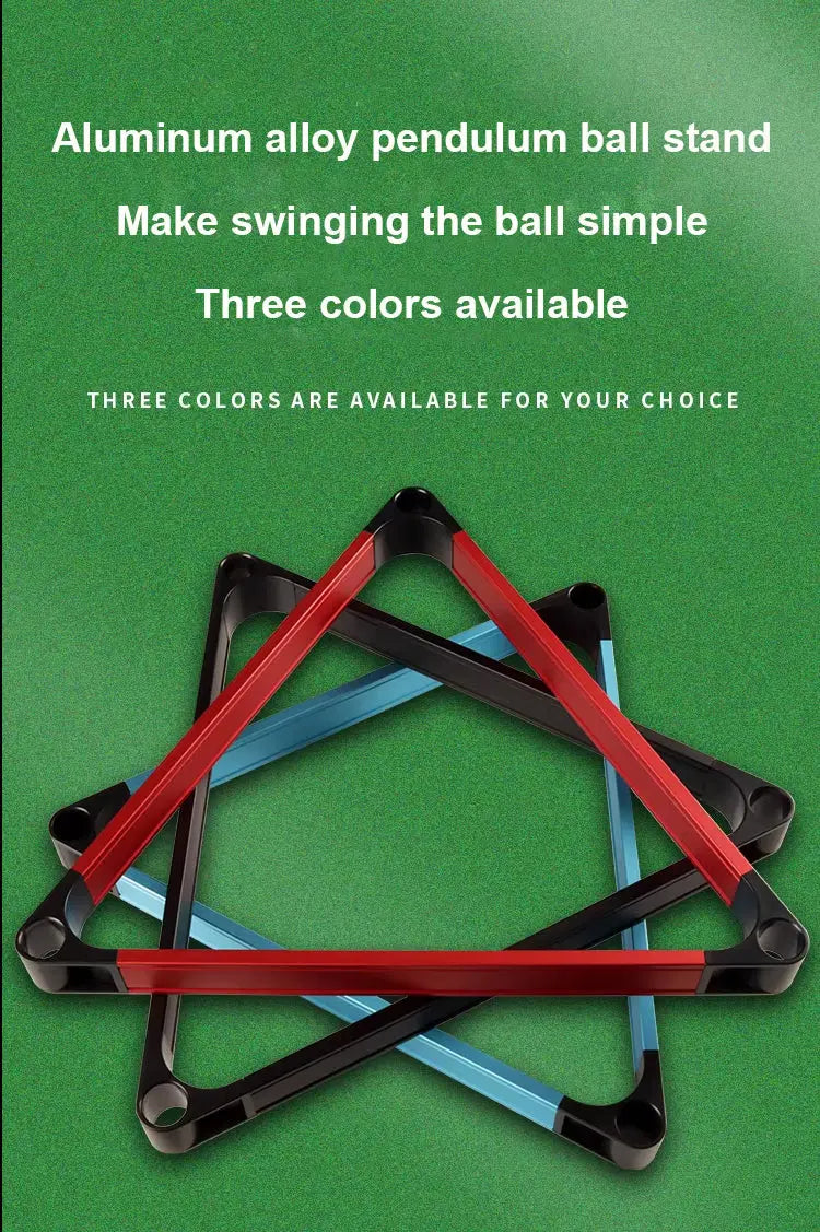 Premium Aluminum Alloy Triangle Rack for Chinese 8-Ball & Snooker WOODS CUES