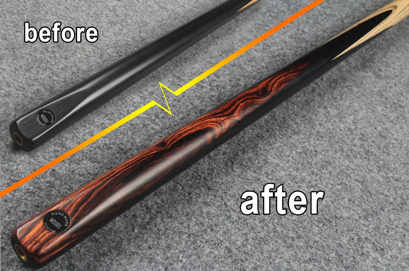 Cue Alteration Service – Add to Your Woods Cue Order