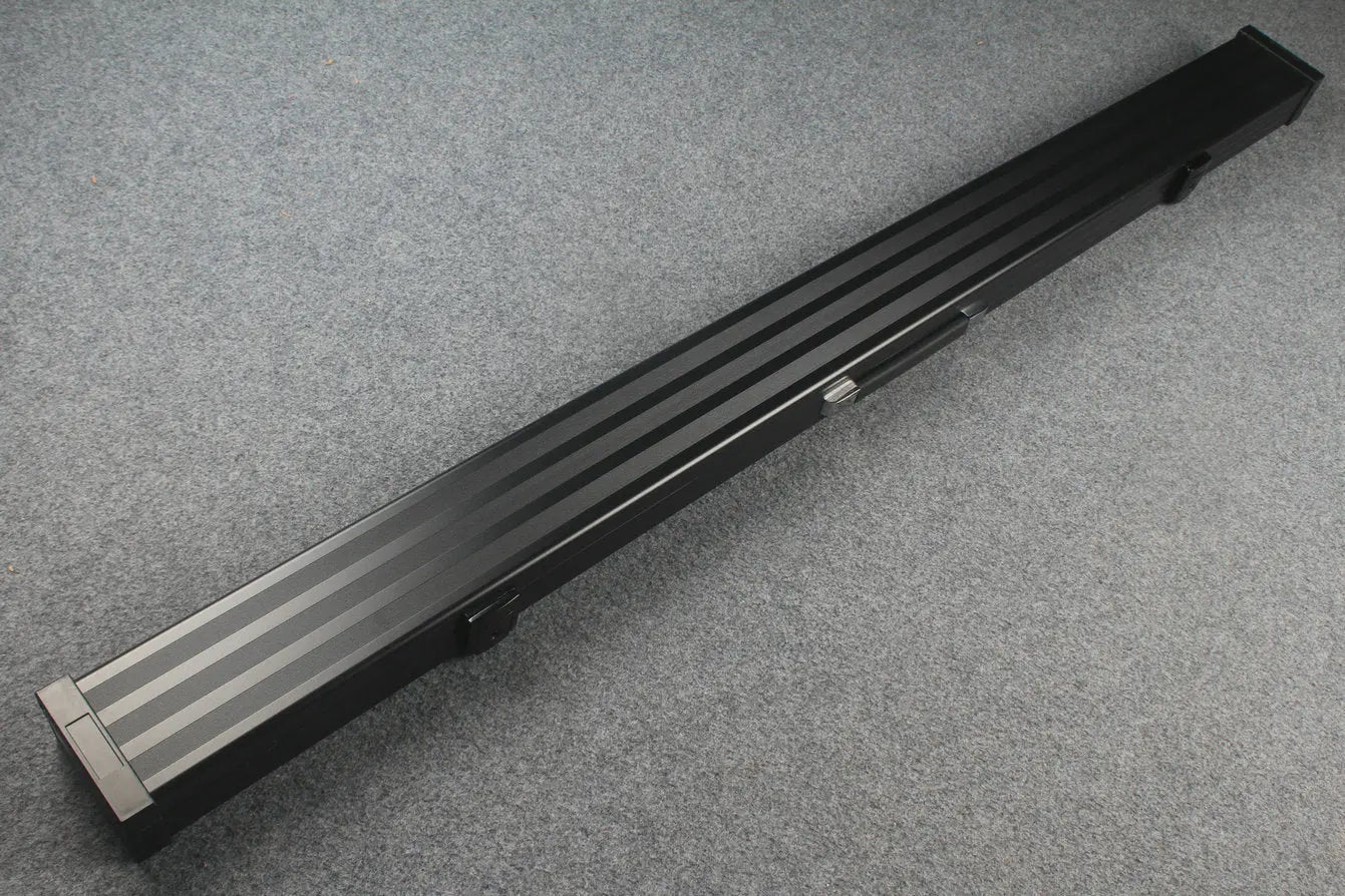 Professional Aluminum Lockable Cue Case - 4 Cue Capacity with Secure Storage WOODS CUES