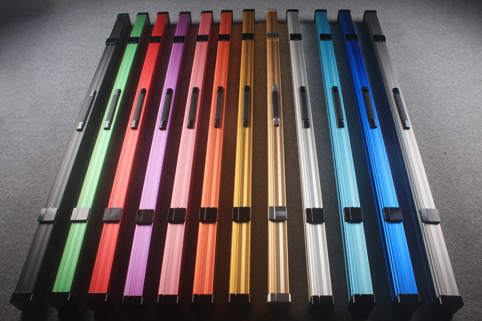 Premium Aluminium Snooker Cue Case – 2 Slots, Adjustable 148/152cm Interior WOODS CUES