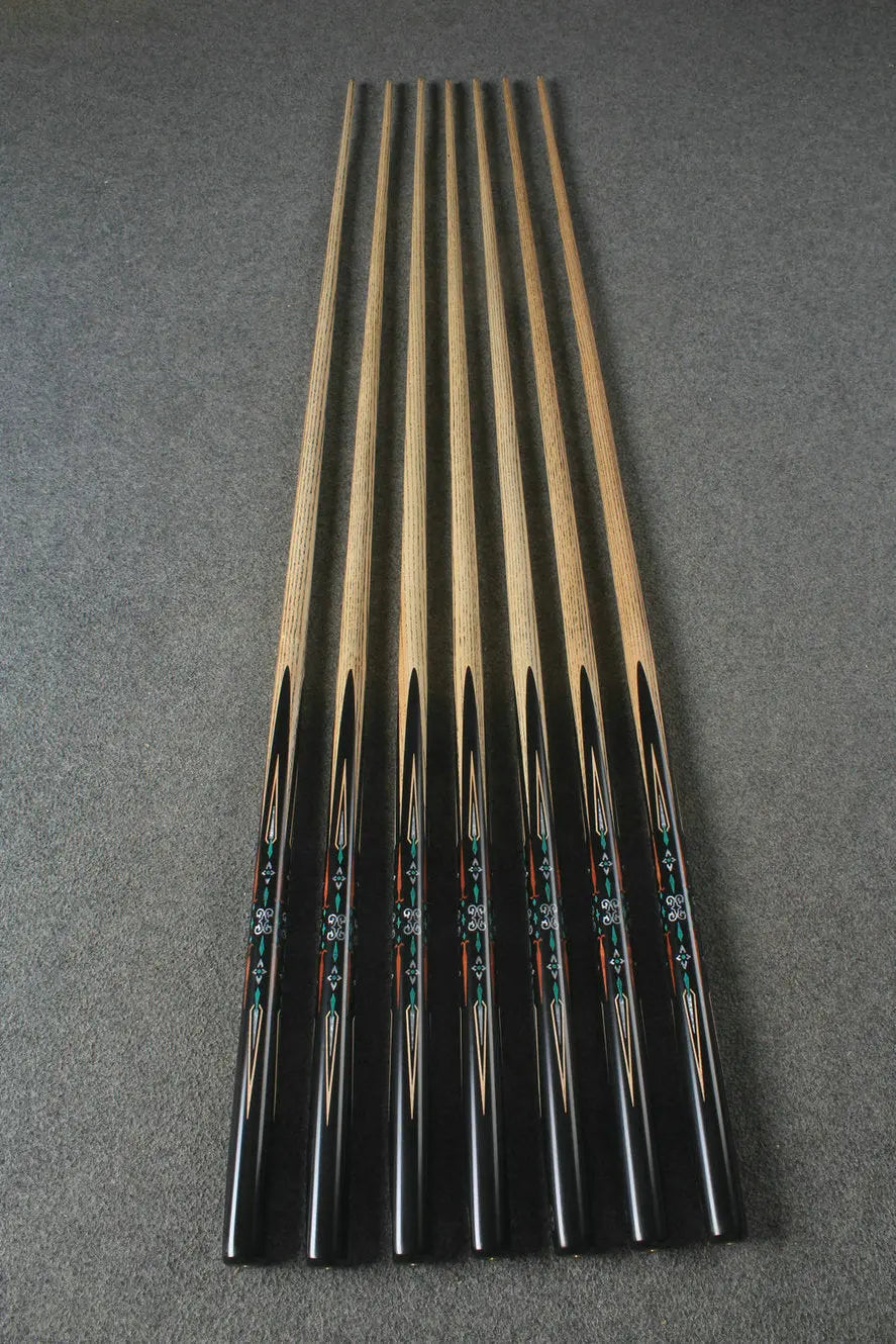 1 piece ash inaly snooker cue #2485 - # 2491 WOODS CUES