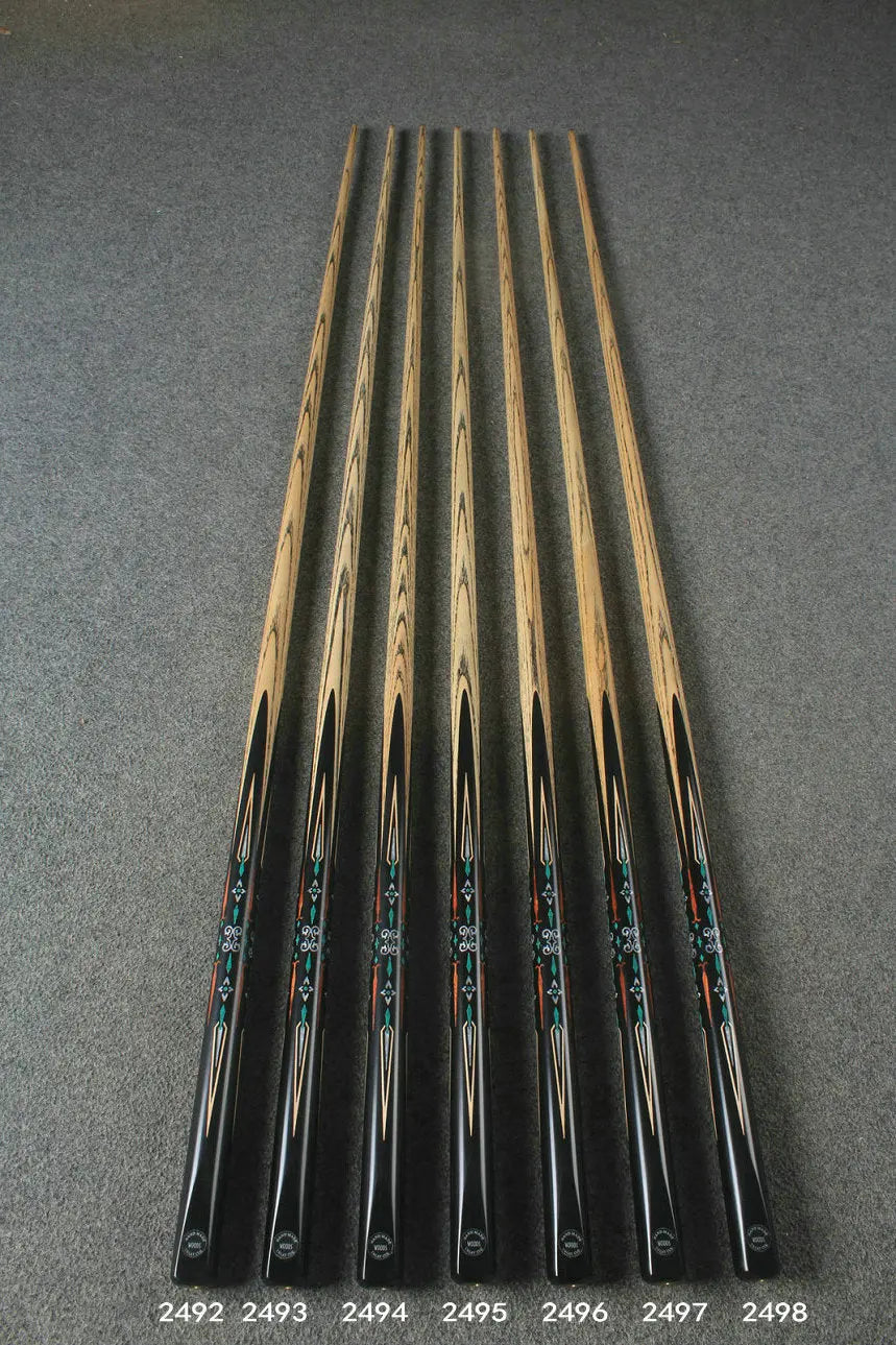 1 piece ash inaly snooker cue #2492 - # 2498 WOODS CUES