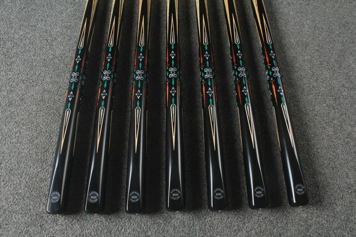 1 piece ash inaly snooker cue #2492 - # 2498 WOODS CUES