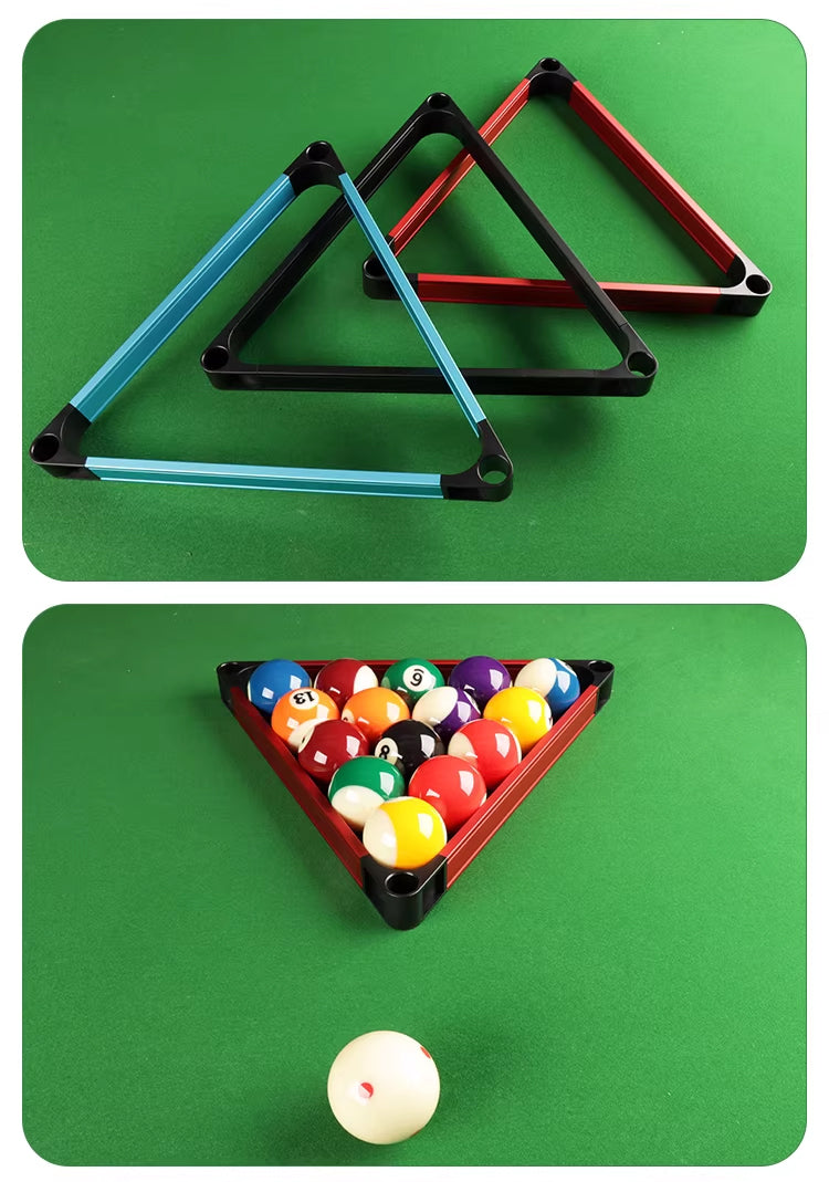 Premium Aluminum Alloy Triangle Rack for Chinese 8-Ball & Snooker WOODS CUES