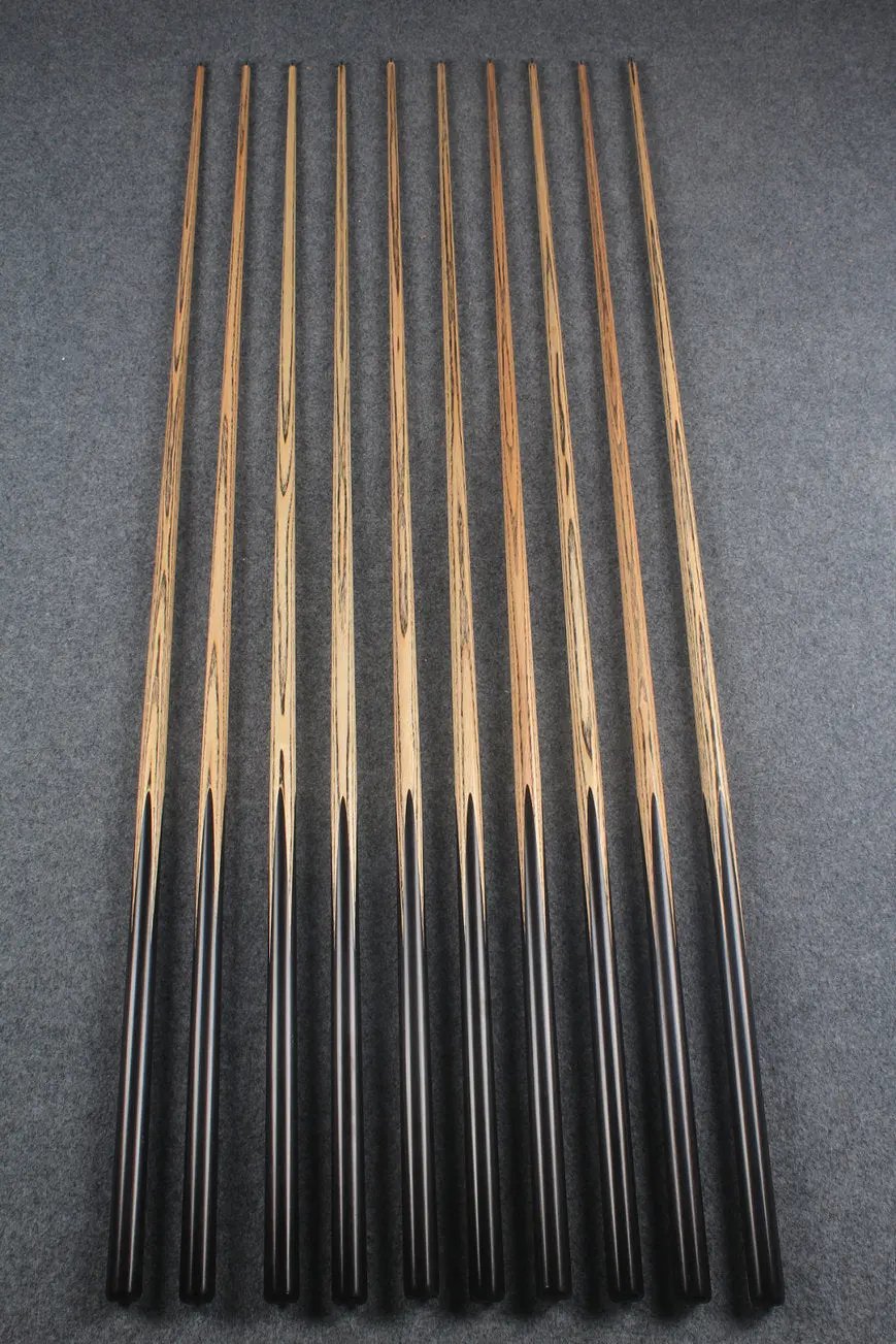 woods 1 piece handmade ash snooker/pool cue ronnie o'sullivan replica splicing 58 inch WOODS CUES