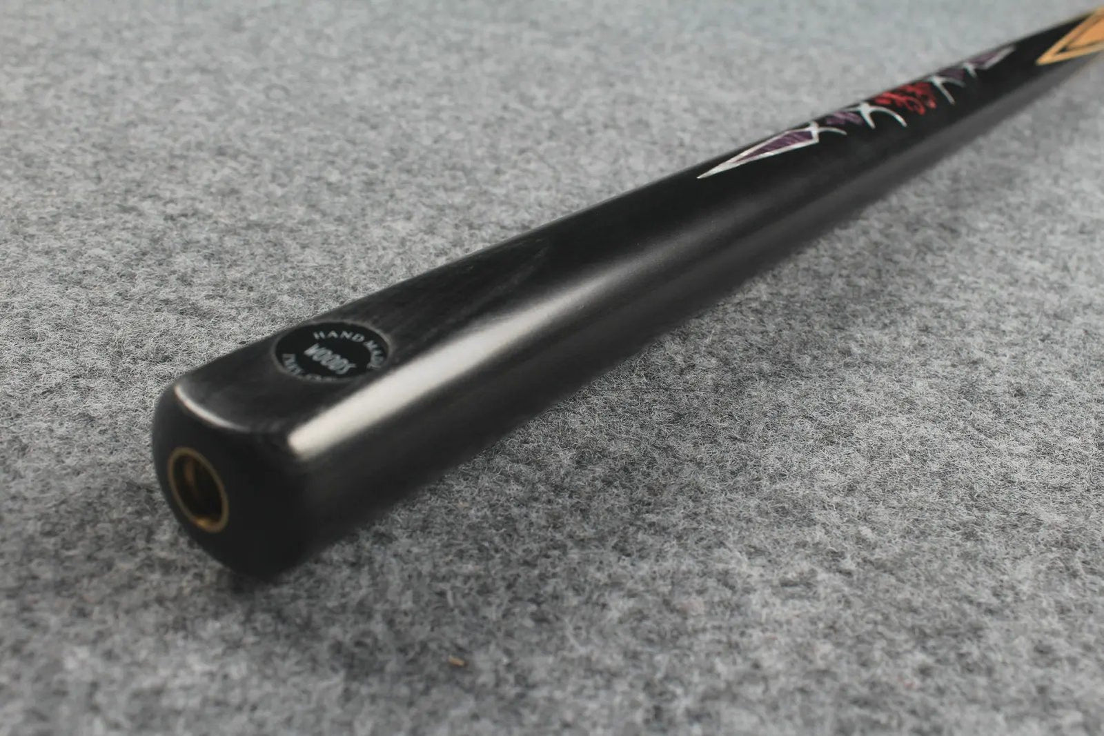 CHEVRONS+1 piece ash inlay english pool cue #3050 - # 3055 WOODS CUES