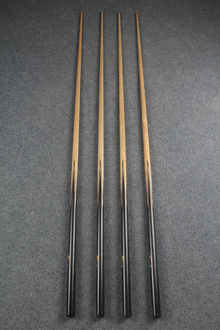 CHEVRONS+ 1 piece ash inlay english pool cue #3070 - # 3073 WOODS CUES