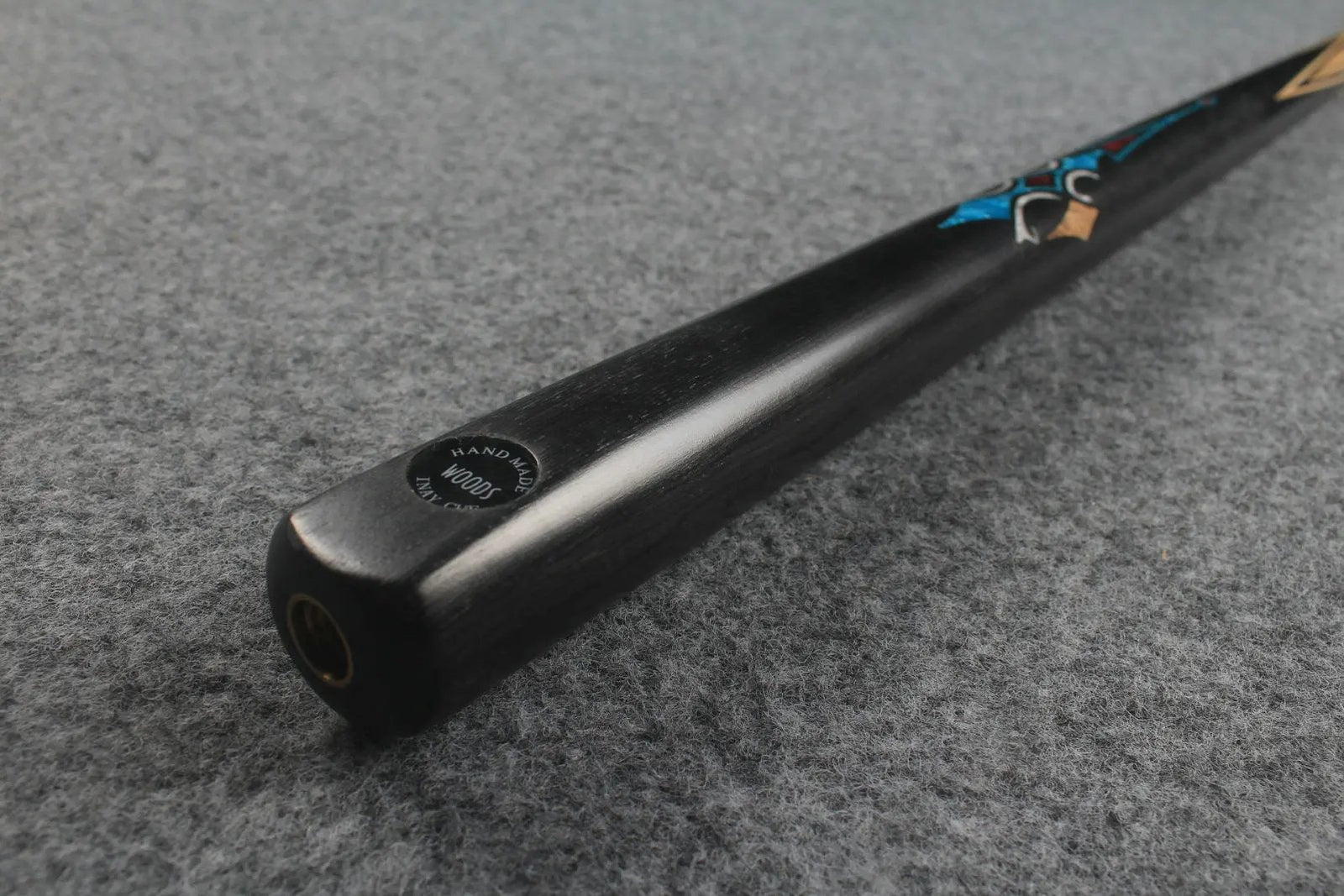 CHEVRONS+ 1 piece ash inlay english pool cue #3070 - # 3073 WOODS CUES