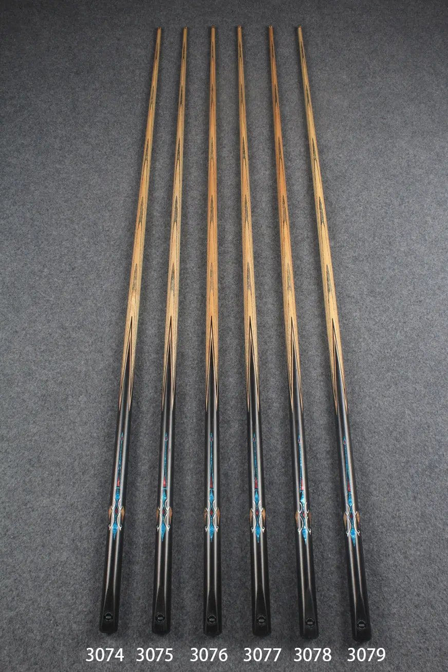 1 piece ash inaly snooker cue #3074 - # 3079 WOODS CUES