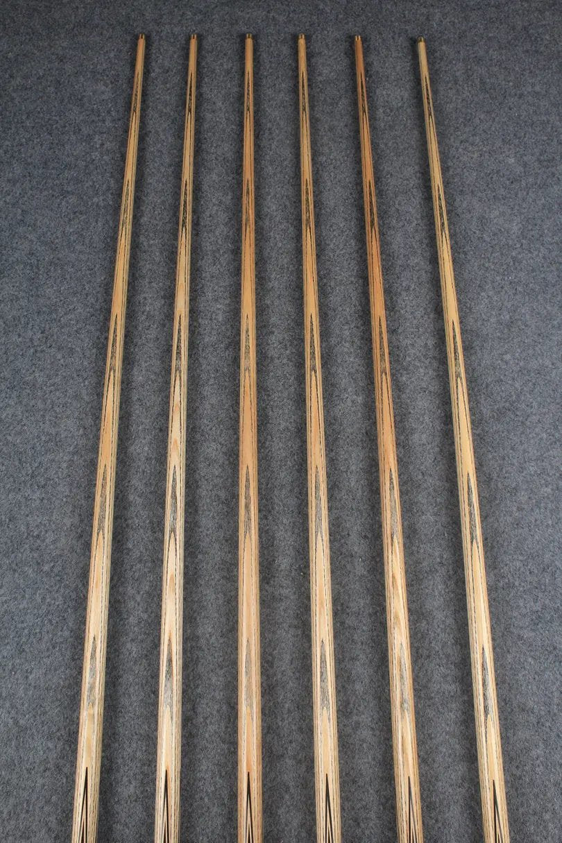 1 piece ash inaly snooker cue #3074 - # 3079 WOODS CUES