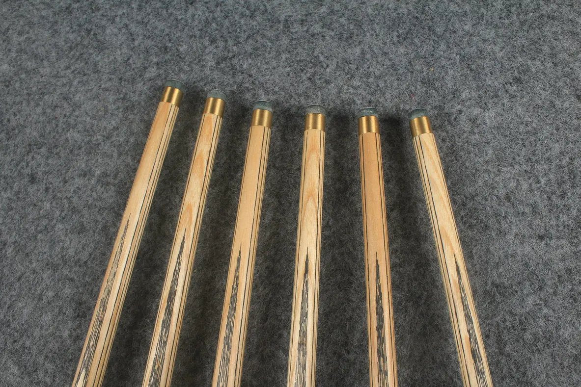 1 piece ash inaly snooker cue #3074 - # 3079 WOODS CUES