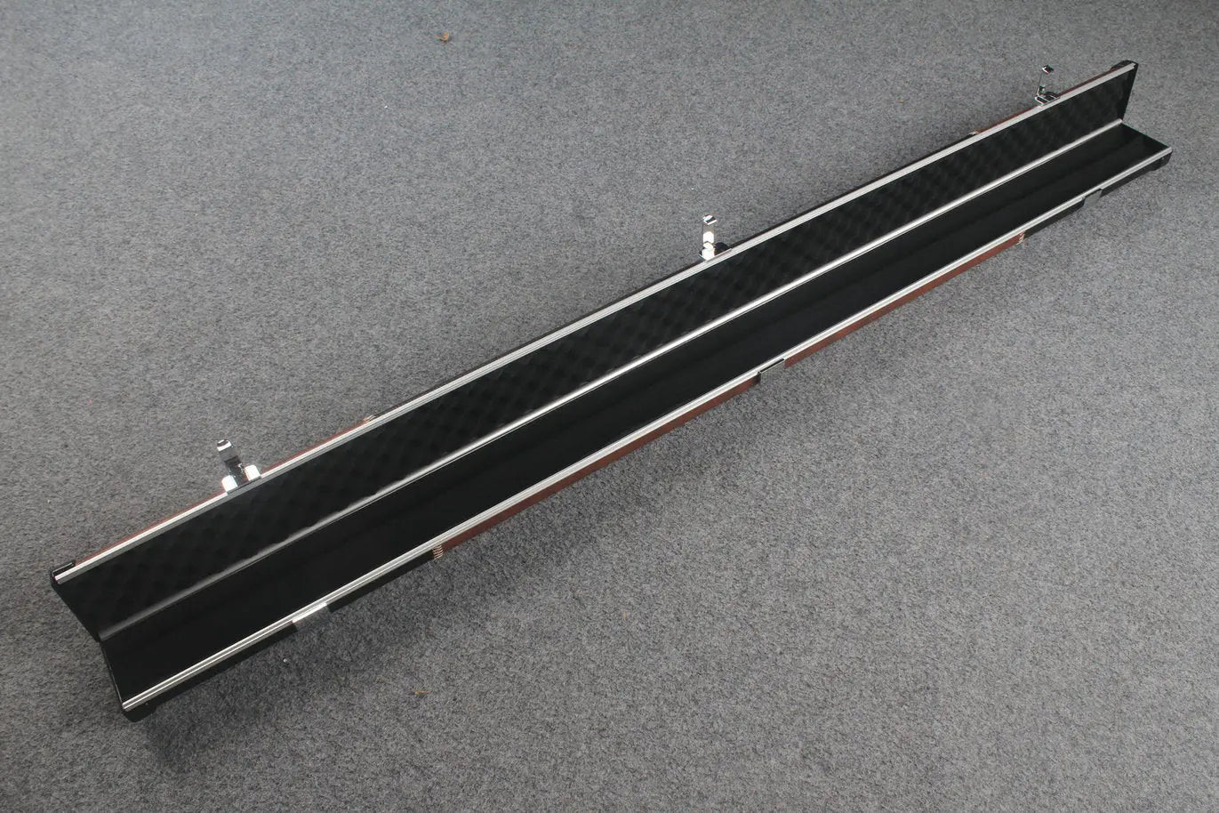 3/4 leather case aluminium construction with 2 slots ~halo style WOODS CUES