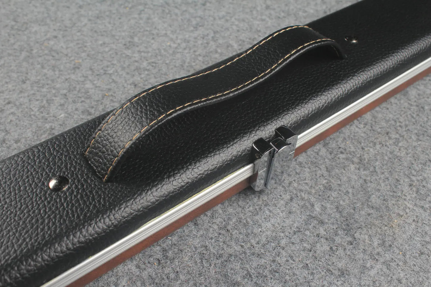 3/4 leather case aluminium construction with 2 slots ~halo style WOODS CUES