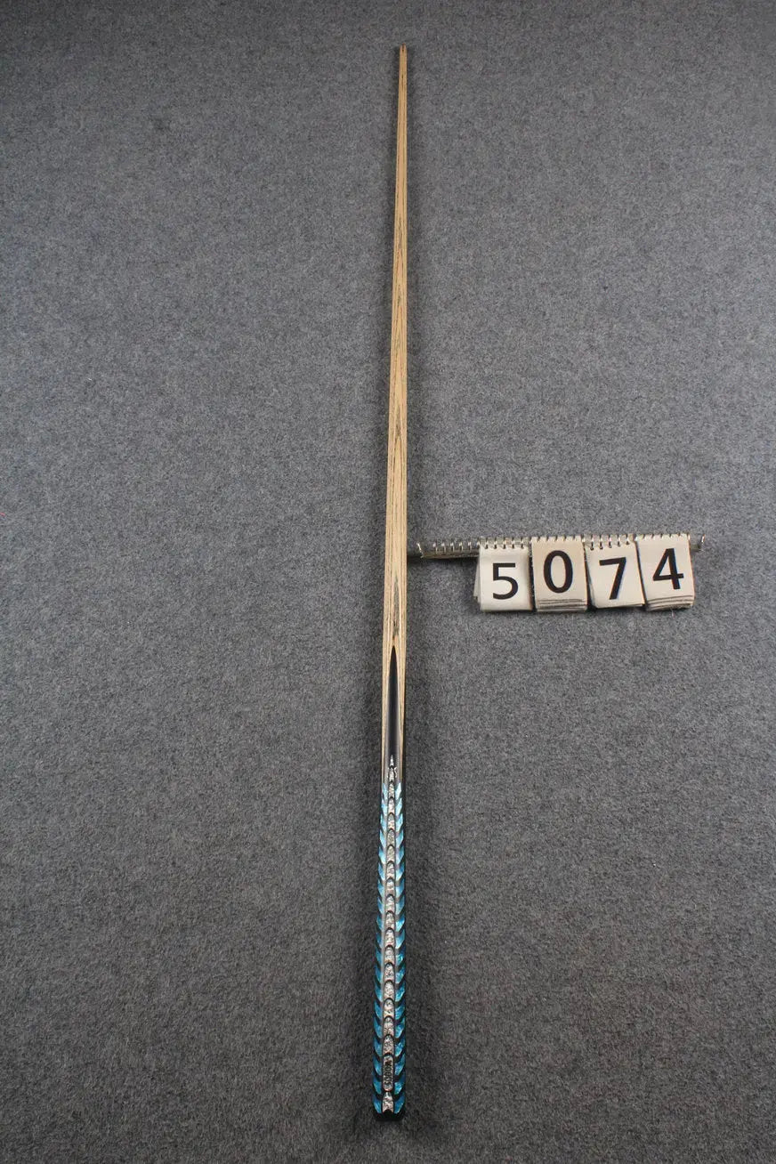 1 piece ash inlay chinese 8 ball pool cue # 5074 WOODS CUES