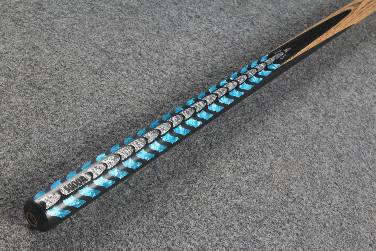 1 piece ash inlay chinese 8 ball pool cue # 5075 WOODS CUES