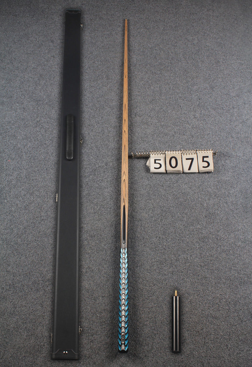 1 piece ash inlay chinese 8 ball pool cue # 5075 WOODS CUES
