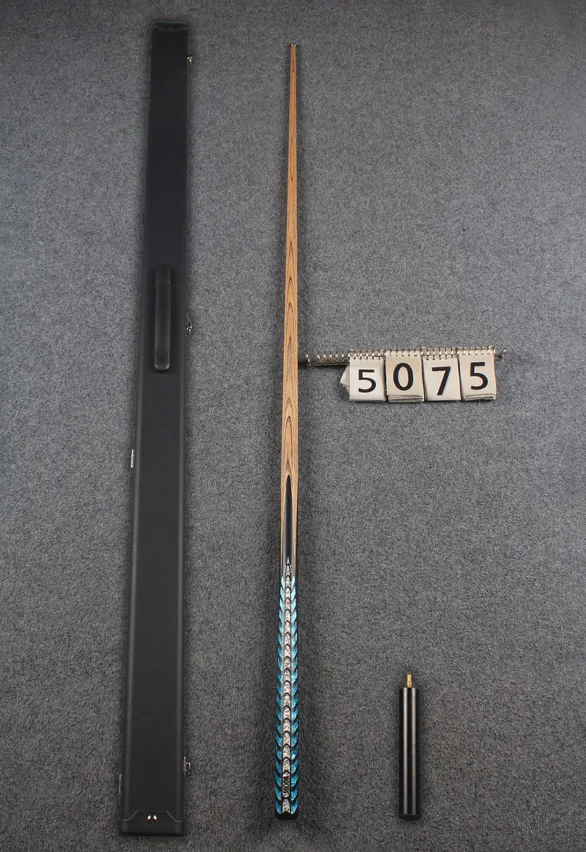 1 piece ash inlay chinese 8 ball pool cue # 5075 WOODS CUES