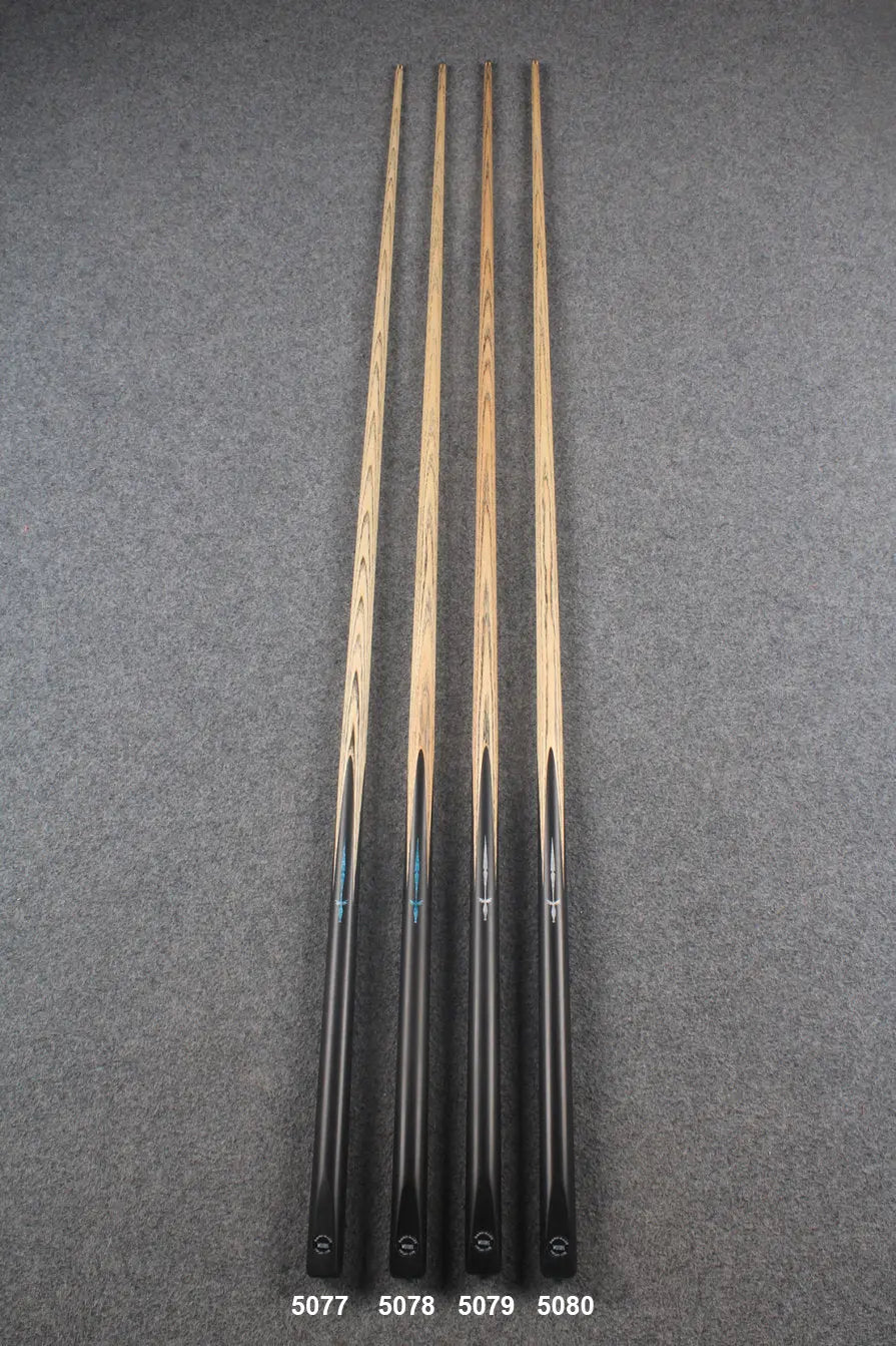 1 piece ash inlay snooker cue #5077-5080 WOODS CUES