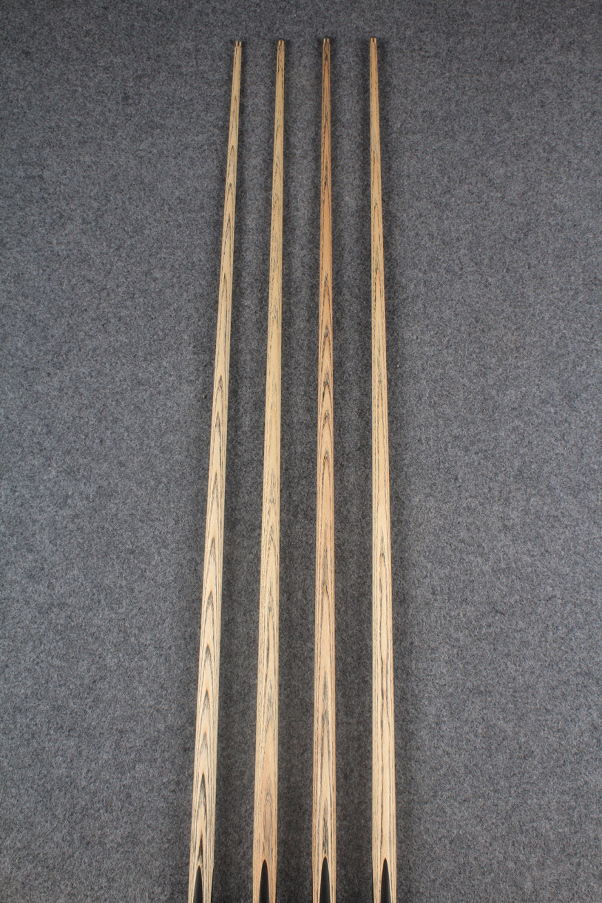 1 piece ash inlay snooker cue #5077-5080 WOODS CUES
