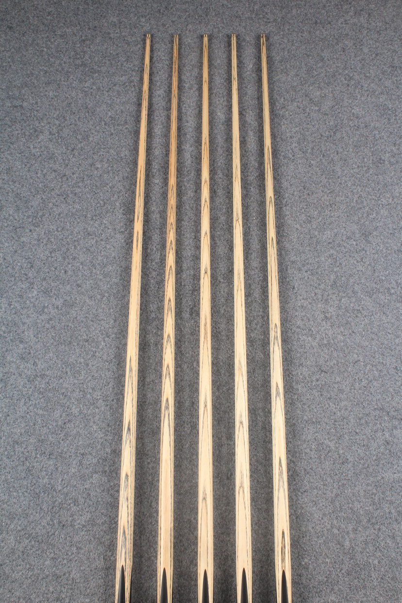 1 piece ash inlay english pool cue #5081-5085 WOODS CUES