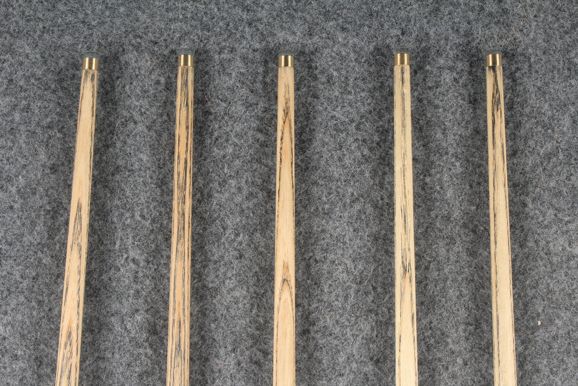 1 piece ash inlay english pool cue #5081-5085 WOODS CUES