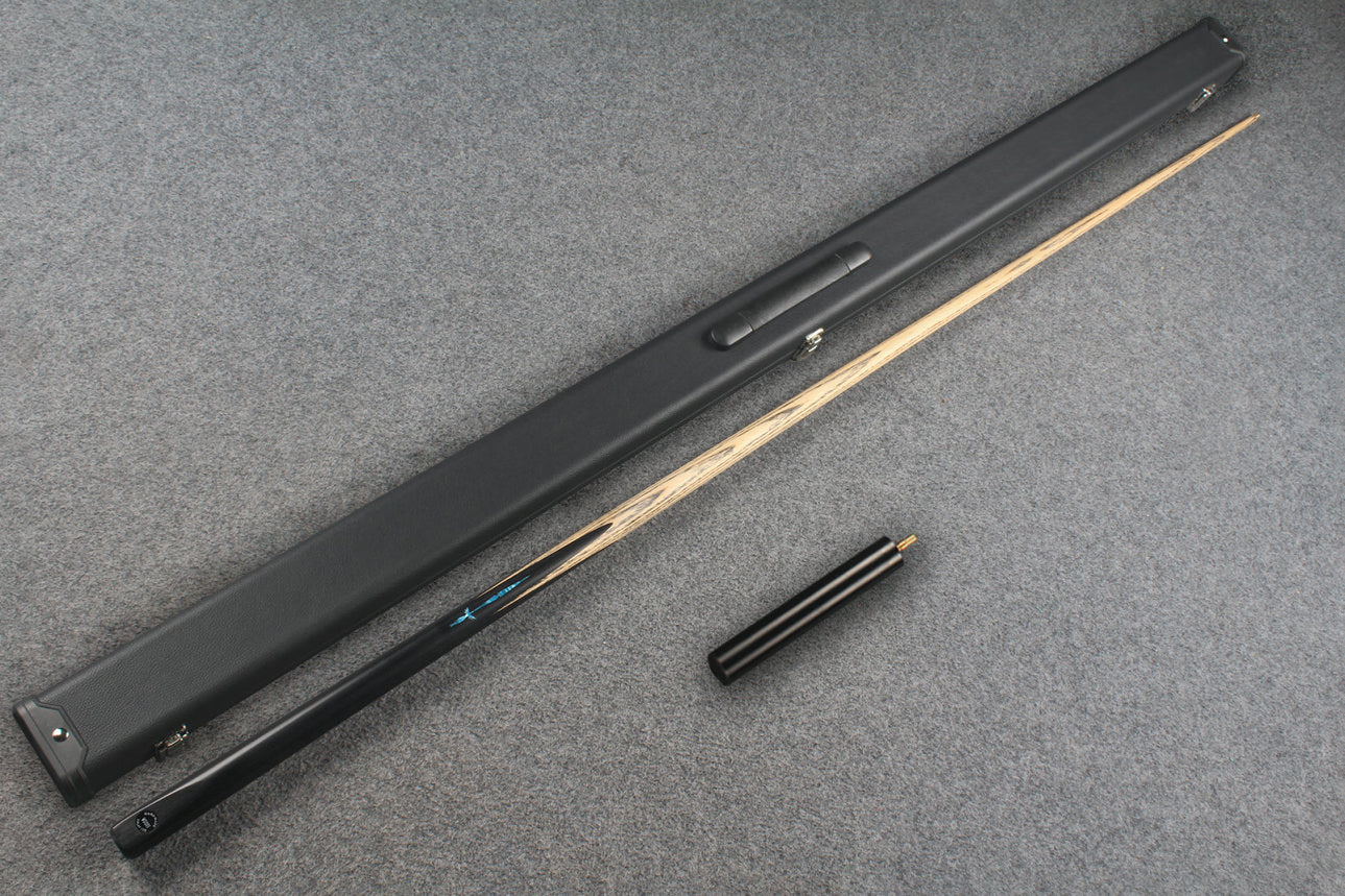 1 piece ash inlay english pool cue #5081-5085 WOODS CUES