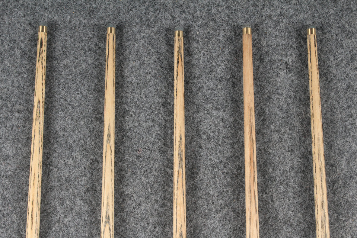1 piece ash inlay english pool cue #5092-#5096