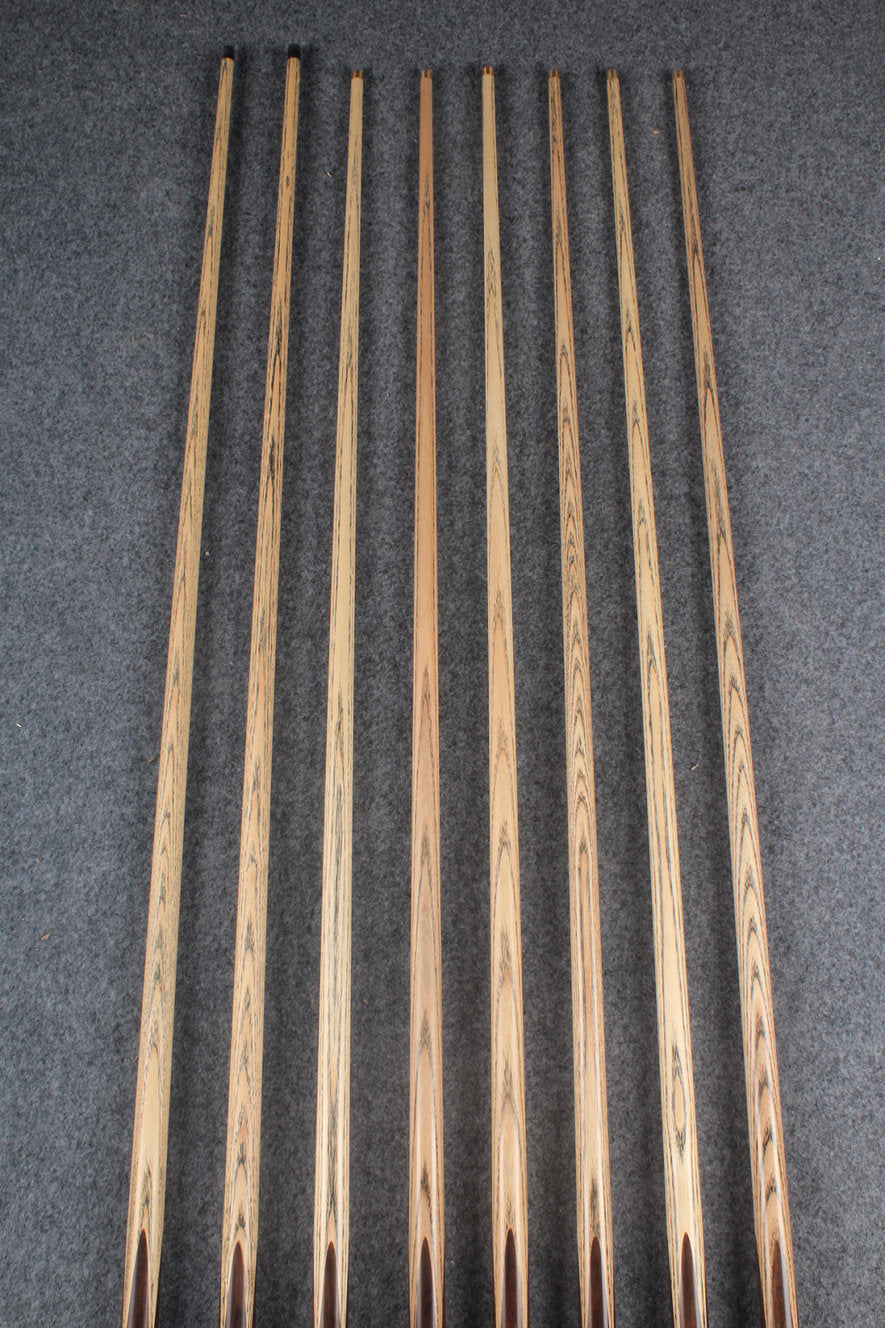 3/4 ash chinese 8 ball pool cue #5396 - #5403 WOODS CUES