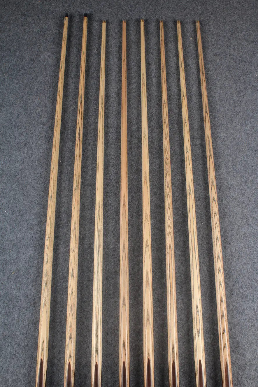 3/4 ash chinese 8 ball pool cue #5396 - #5403 WOODS CUES