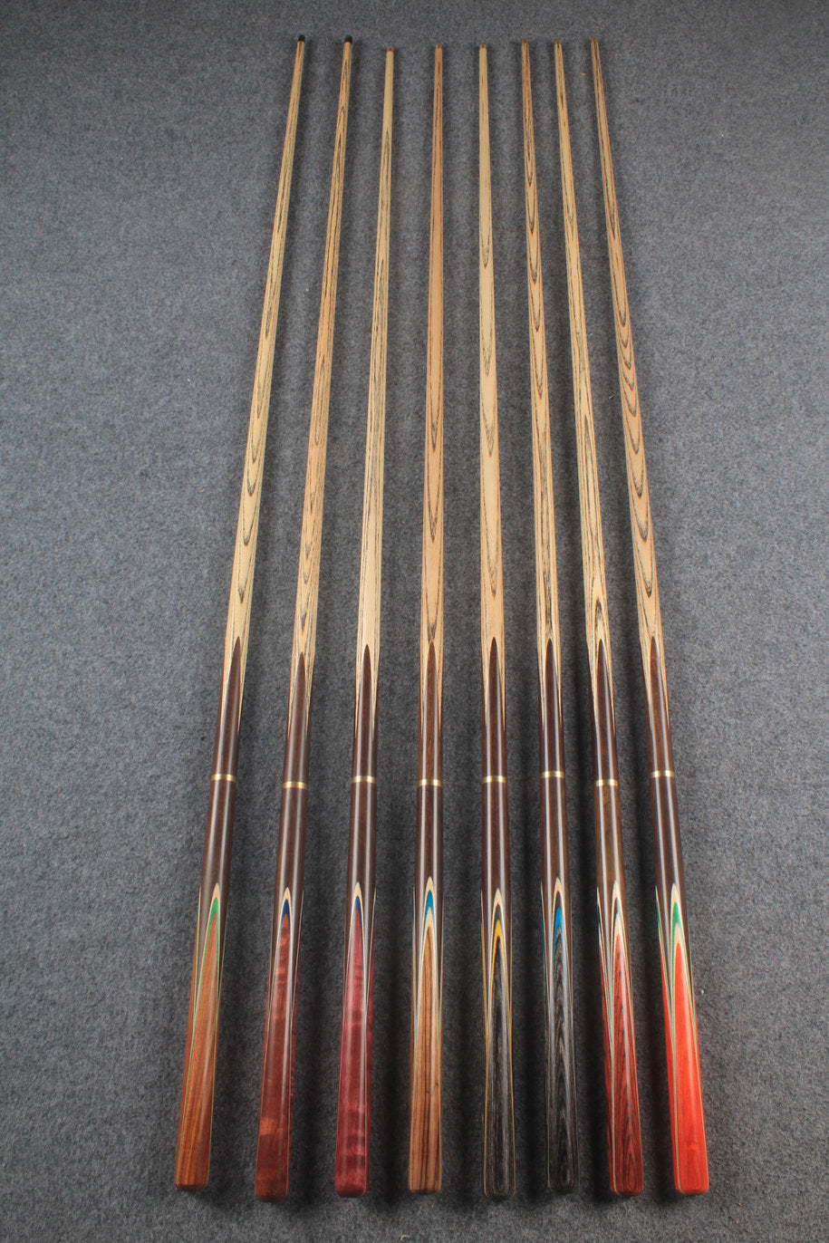 3/4 ash chinese 8 ball pool cue #5396 - #5403 WOODS CUES