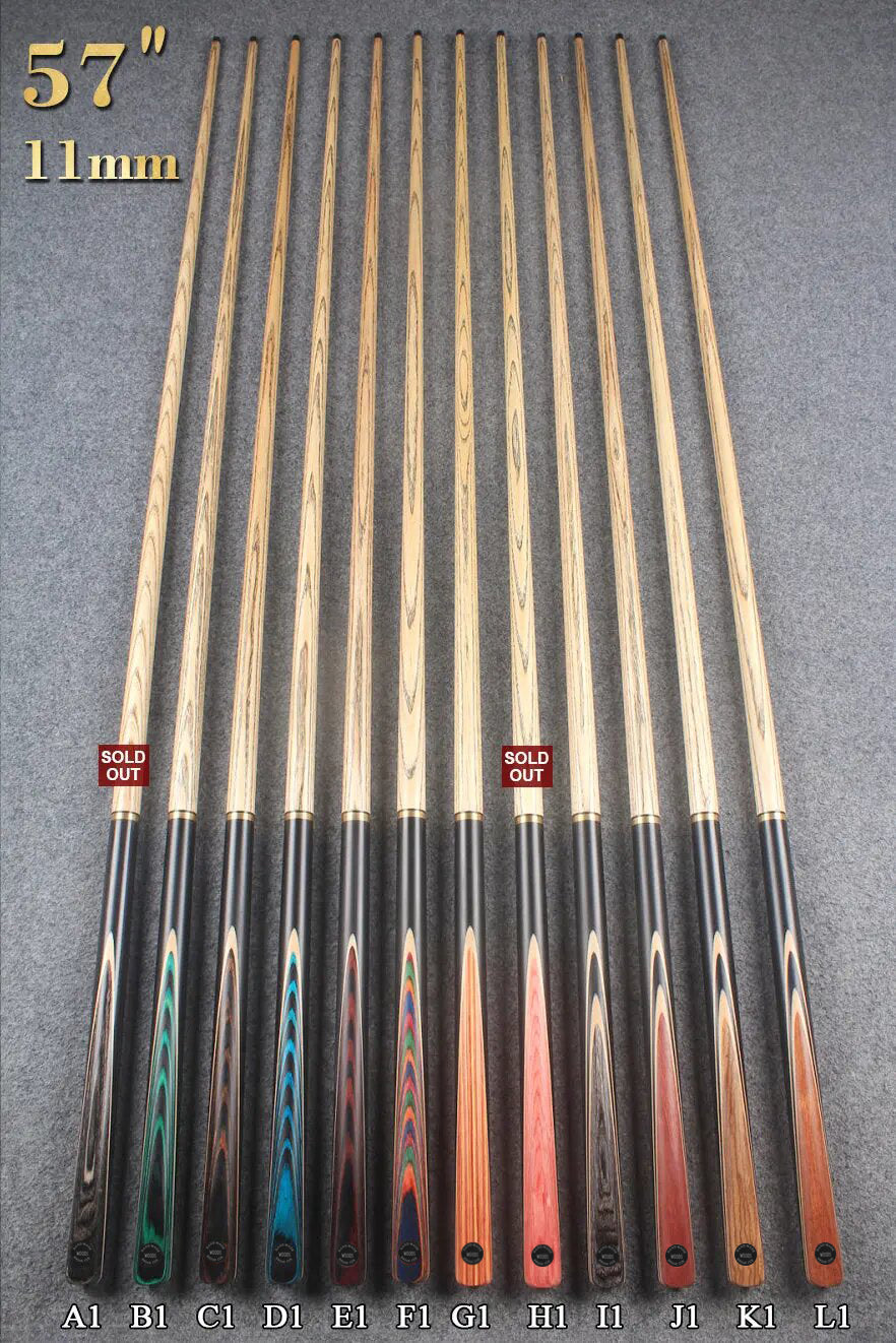 3/4 ASH 57''/58'' BREAK CUE 11 mm/ 11.5mm/ 12mm tip