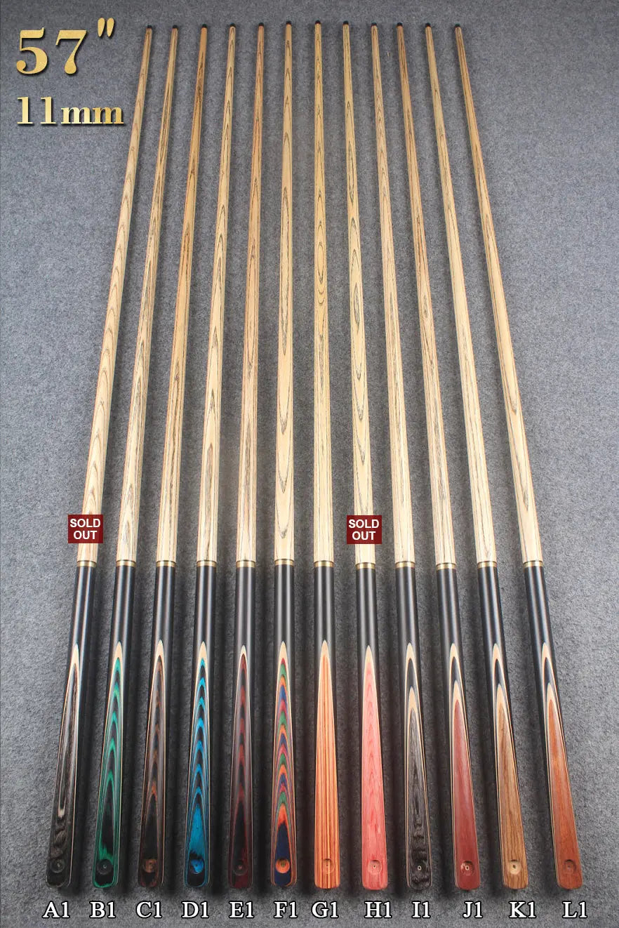 3/4 ASH 57''/58''  BREAK CUE  11 mm/ 11.5mm/ 12mm tip