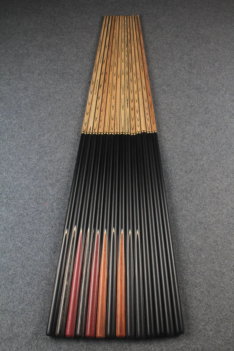 1/2 ash snooker cue 9.5mm WOODS CUES
