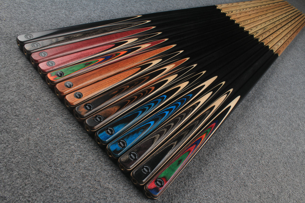 1/2 ash snooker cue 9.5mm WOODS CUES