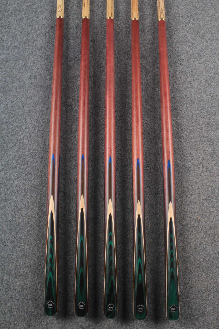 1/2 ash english pool cue # 5842 - # 5846 WOODS CUES