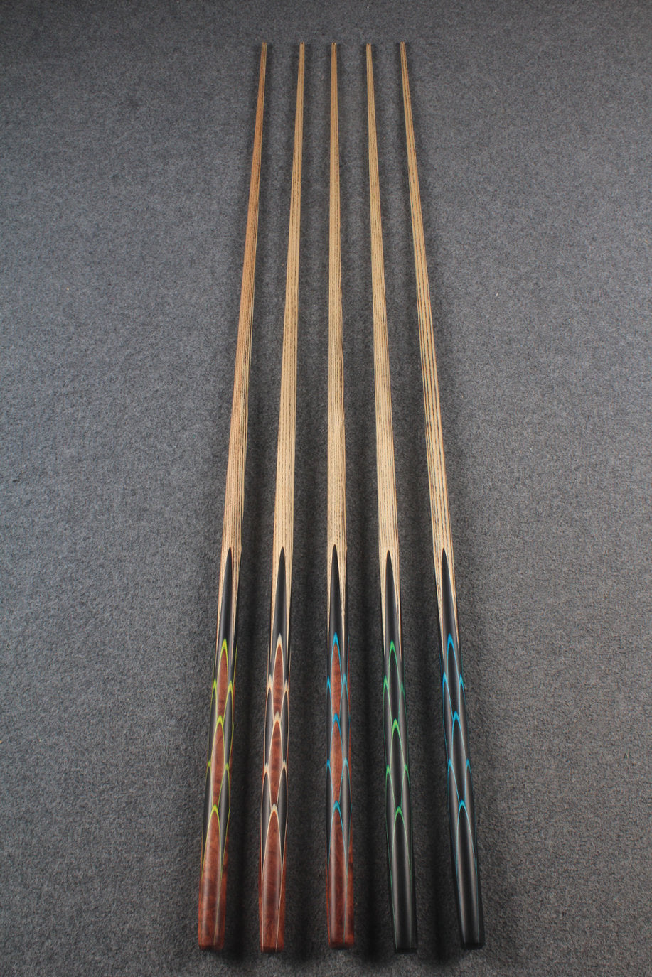 1 piece ash english pool cue rocket series #5985- #5989 WOODS CUES