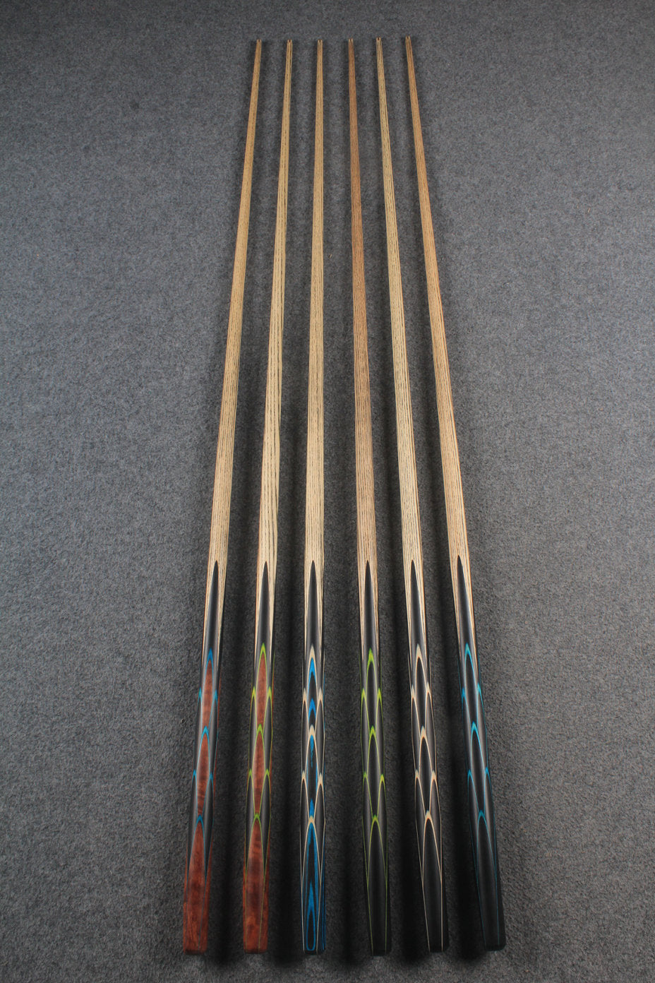 1 piece ash snooker cue rocket series #5996- #6001 WOODS CUES