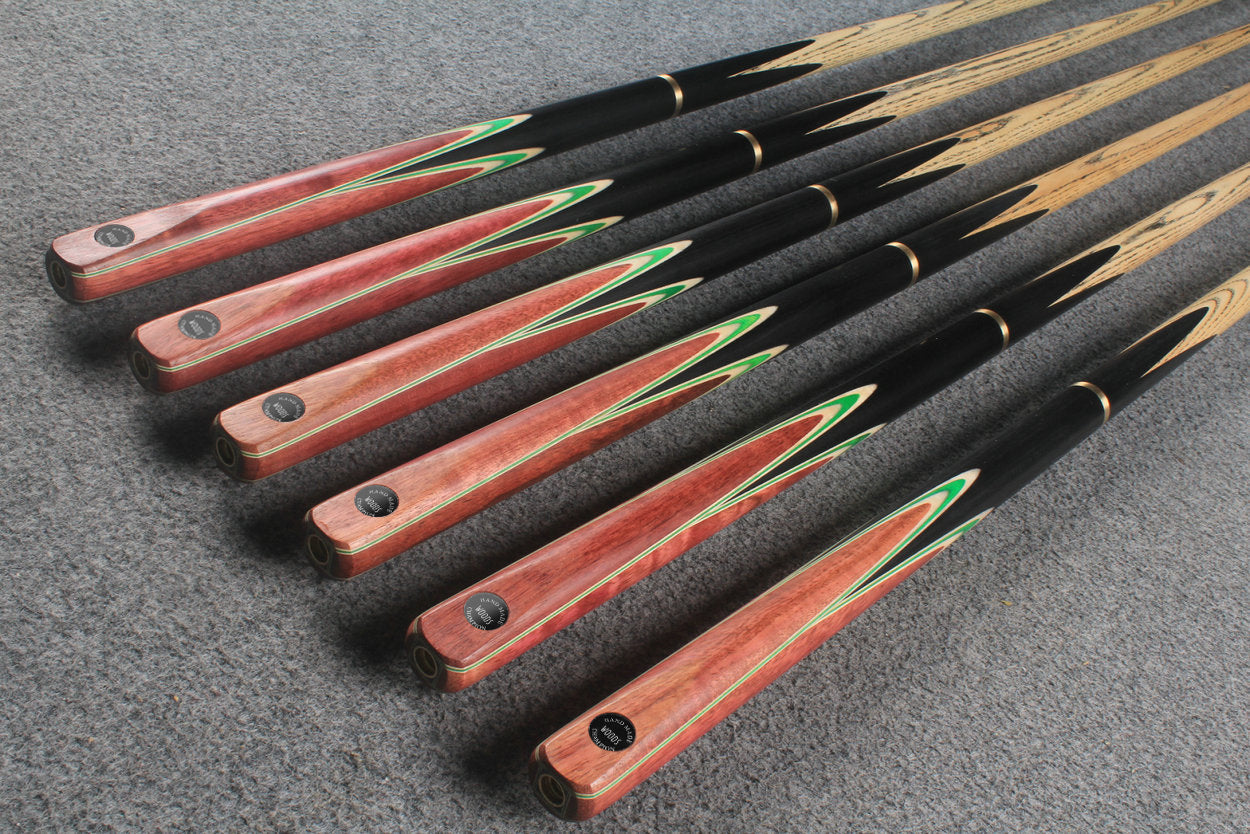 3/4 ash 59'' english pool cue  #6022 - #6027 WOODS CUES