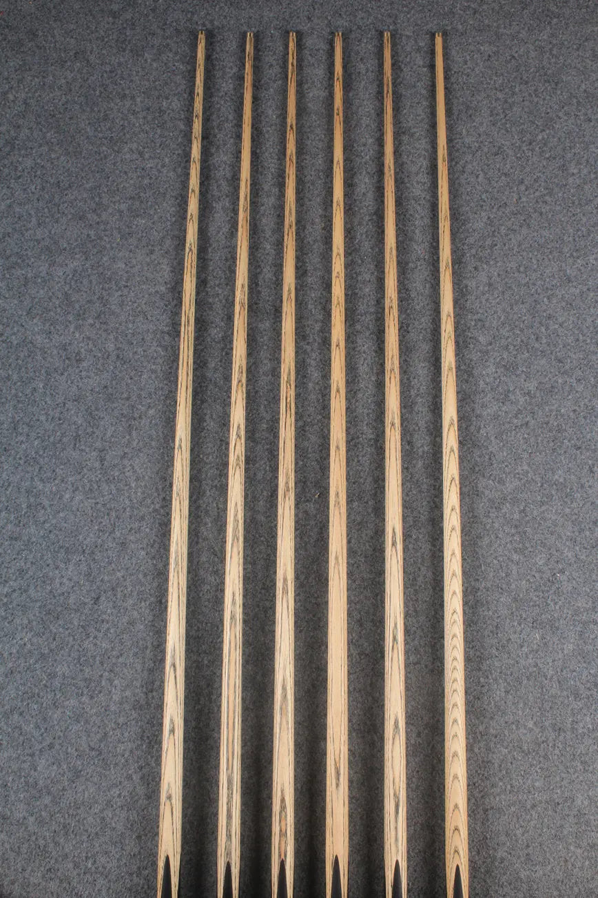3/4 ash 59'' english pool cue #6022 - #6027 WOODS CUES
