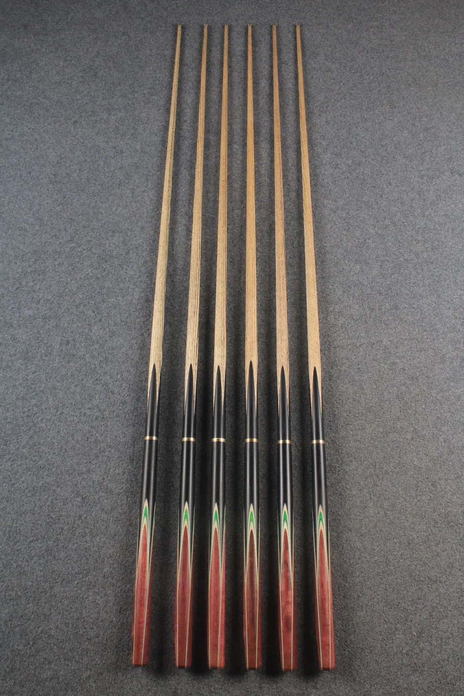 3/4 ash 59'' english pool cue #6022 - #6027 WOODS CUES