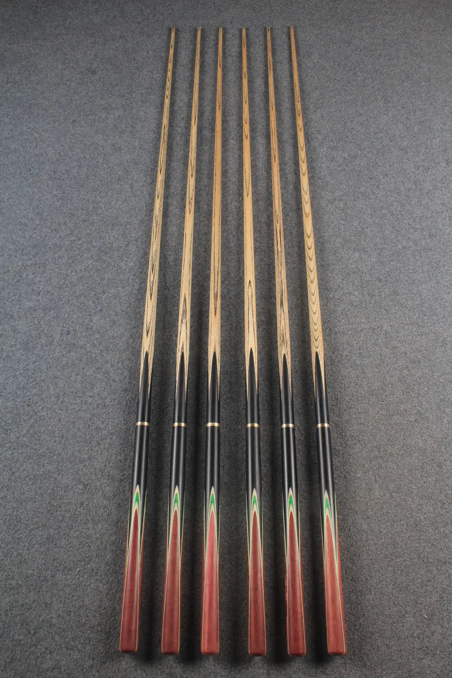3/4 ash 59'' english pool cue #6022 - #6027 WOODS CUES