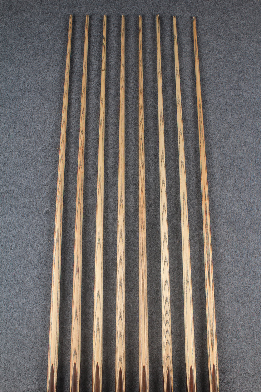 3/4 ash english pool cue #6272 - #6279 WOODS CUES