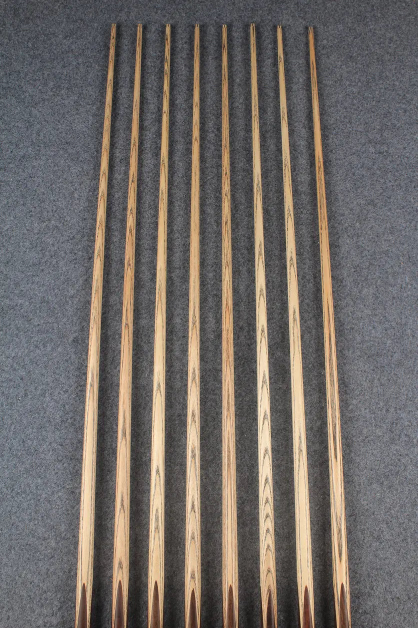 3/4 ash english pool cue #6272 - #6279 WOODS CUES