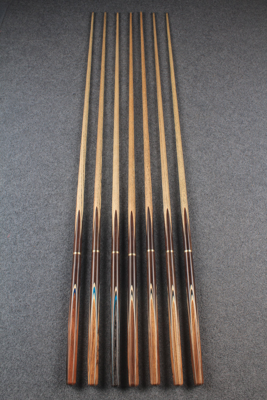 3/4 ash english pool cue #6280 - #6286 WOODS CUES