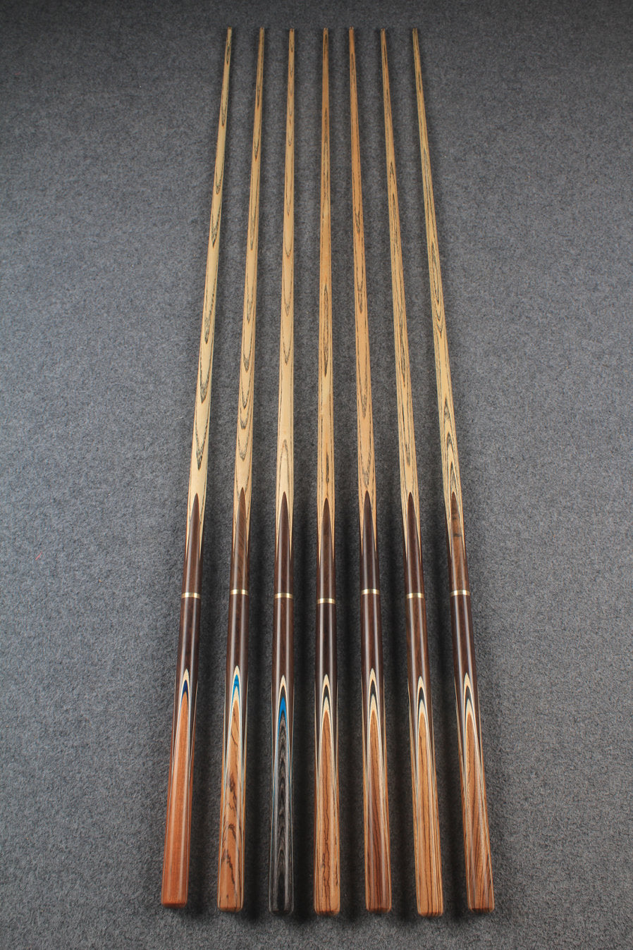 3/4 ash english pool cue #6280 - #6286 WOODS CUES
