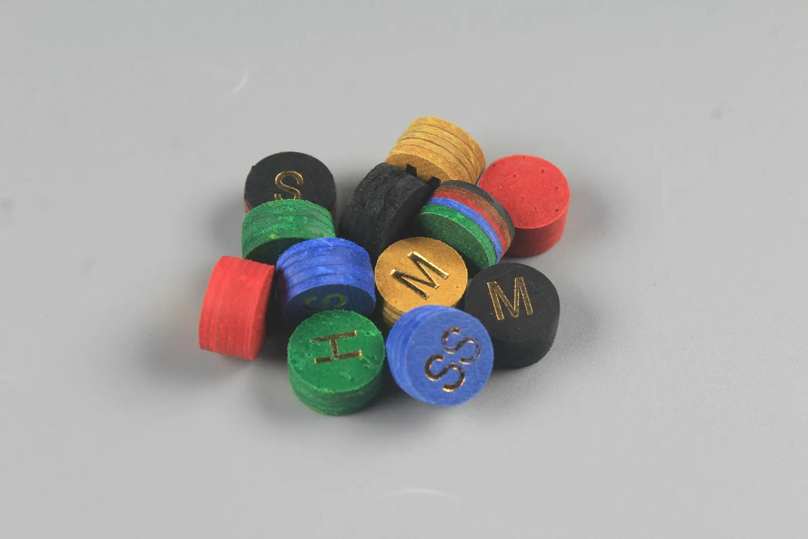 11 mm woods cues tips pig skin layered tips WOODS CUES