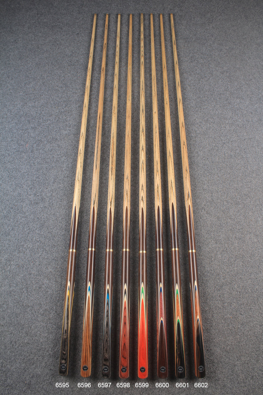 3/4 ash chinese 8 ball pool cue #6595 - #6602 WOODS CUES